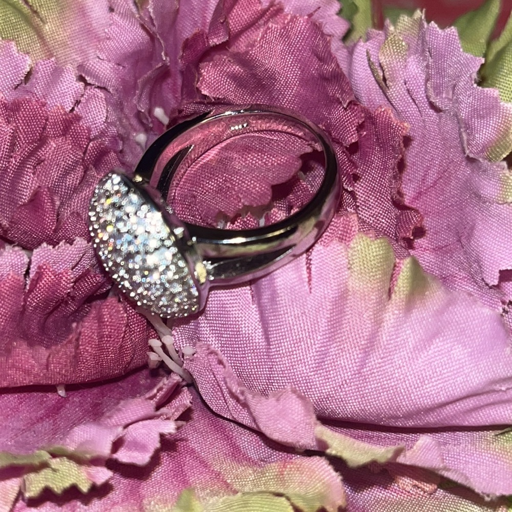 Vampire Twilight Bella AAAAA Zircon Engagement Ring S925 size 7 - Picture 5 of 11